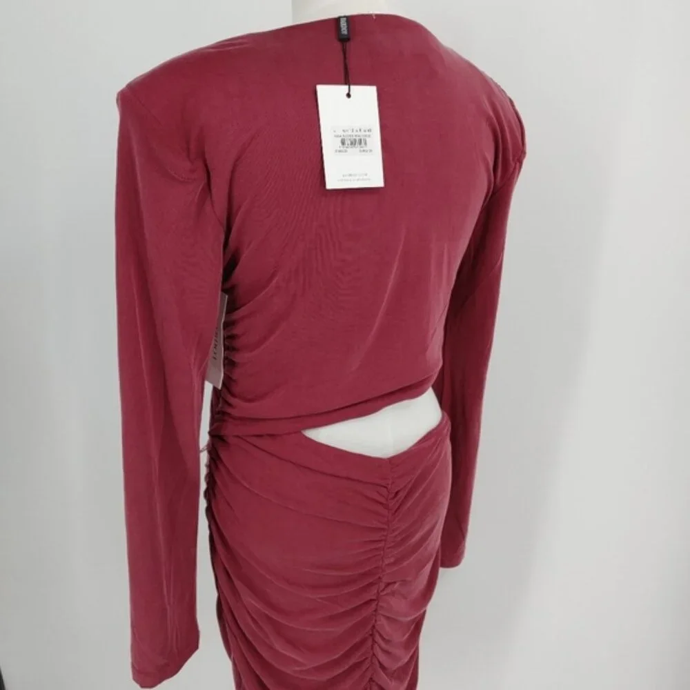 Bardot Rosa Ruched Mini Dress - Picture 3 of 5